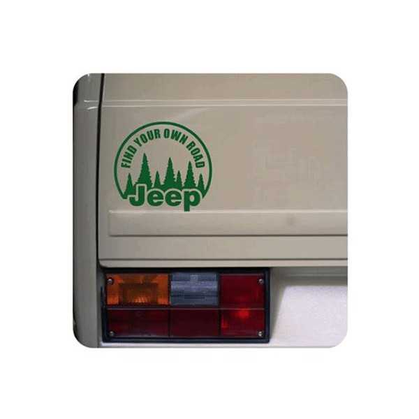 Find Your Own Road - Jeep Aufkleber