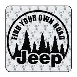 Autocollant Find Your Own Road - Jeep 2