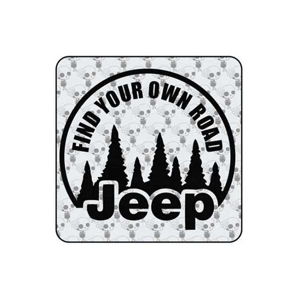 Autocollant Find Your Own Road - Jeep