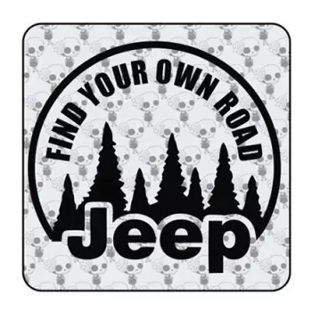 Autocollant Find Your Own Road - Jeep