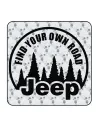 Find Your Own Road - Jeep Sticker