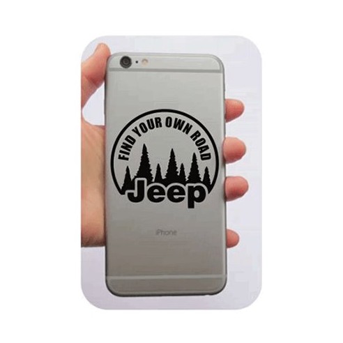 Adesivo Find Your Own Road - Jeep