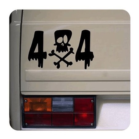 4x4 Pirata Aufkleber