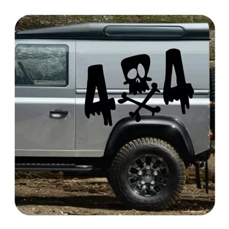 4x4 Pirata Sticker