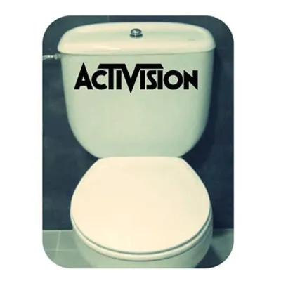 Pegatina Activision. Vinilo de alta calidad, soporta perfectamente la intemperie, apto incluso para náutica. Pégala donde quiera