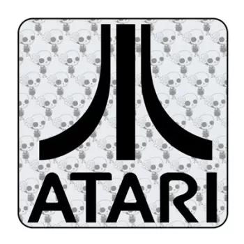 Pegatina Atari. Vinilo de alta calidad, soporta perfectamente la intemperie, apto incluso para náutica. Pégala donde quieras, un