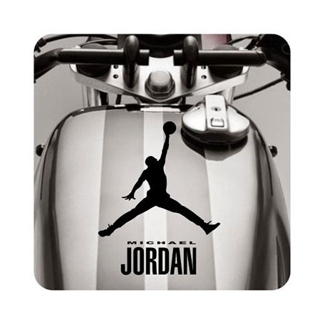 Pegatina Michael Jordan. Vinilo de alta calidad, soporta perfectamente la intemperie, apto incluso para náutica. Pégala donde qu