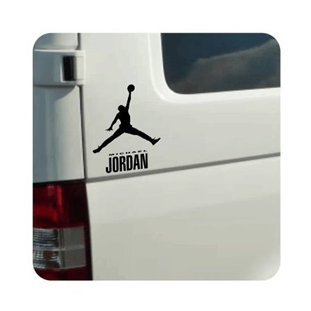 Pegatina Michael Jordan. Vinilo de alta calidad, soporta perfectamente la intemperie, apto incluso para náutica. Pégala donde qu
