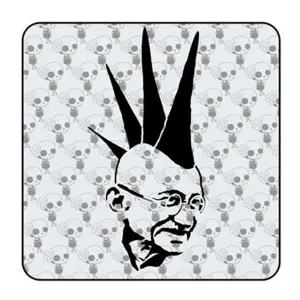 Gandhi Punk Sticker 2