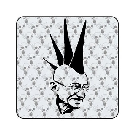 Autocollant Gandhi Punk 