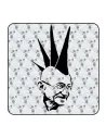 Pegatina Gandhi Punk . Vinilo de alta calidad, soporta perfectamente la intemperie, apto incluso para náutica. Pégala donde quie