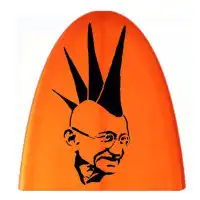 Gandhi Punk Sticker
