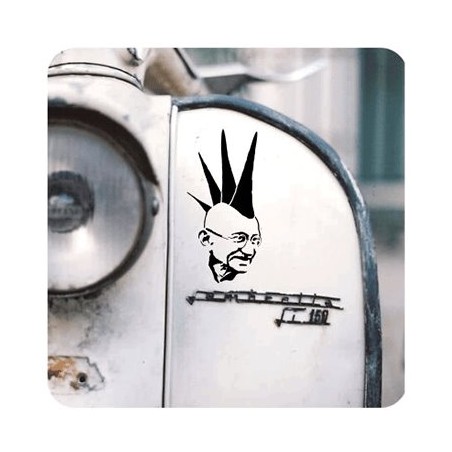 Autocollant Gandhi Punk 