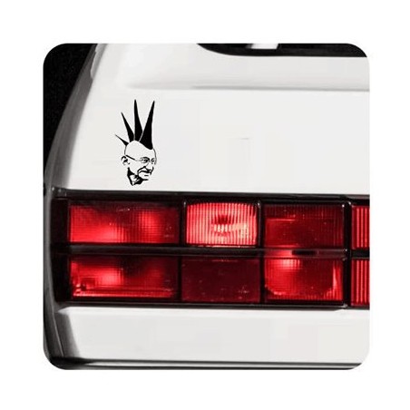 Autocollant Gandhi Punk 
