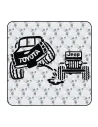 Autocollant Toyota - Jeep