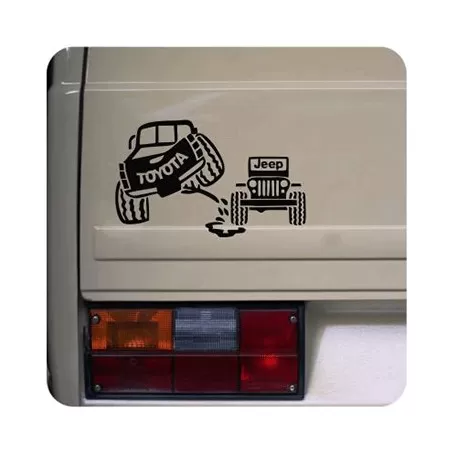 Toyota - Jeep Sticker