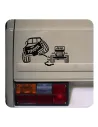 Autocollant Toyota - Jeep