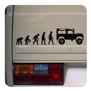 Evolucion Land Rover Sticker