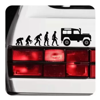 Evolucion Land Rover Sticker