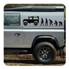 Evolucion Land Rover Aufkleber