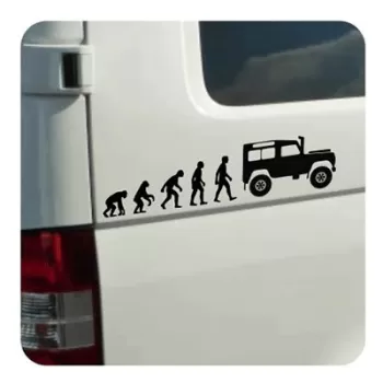 Evolucion Land Rover Sticker