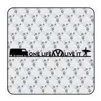 One Life Live It - vw T2 Aufkleber 2