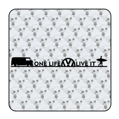 Pegatina One Life Live It - vw T2. Vinilo de alta calidad, soporta perfectamente la intemperie, apto incluso para náutica. Pégal 2