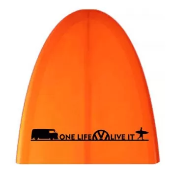 Autocollant One Life Live It - vw T2