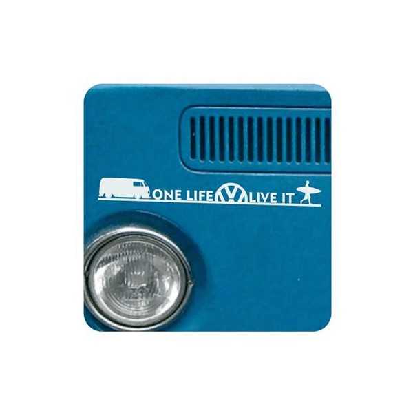 Autocollant One Life Live It - vw T2