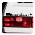 One Life Live It - vw T2 Sticker