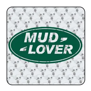 Pegatina Mud Lover. Vinilo de alta calidad, soporta perfectamente la intemperie, apto incluso para náutica. Pégala donde quieras 2