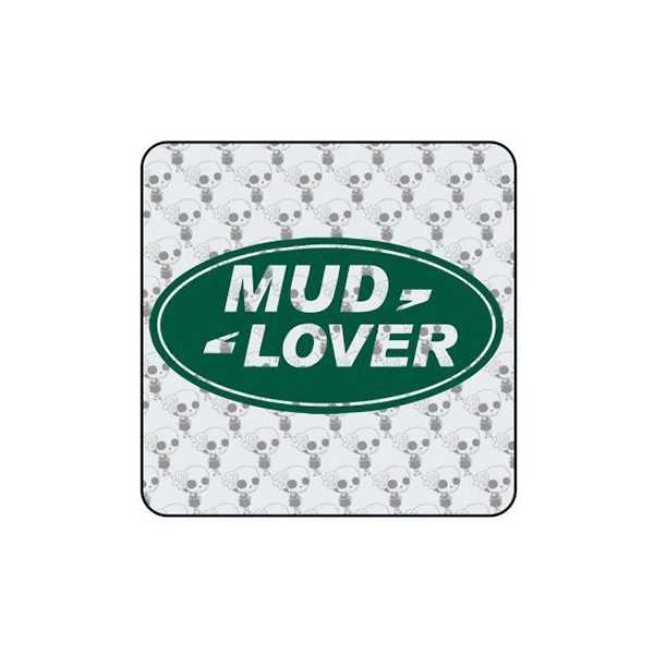 Pegatina Mud Lover. Vinilo de alta calidad, soporta perfectamente la intemperie, apto incluso para náutica. Pégala donde quieras