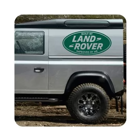 Autocollant Land Rover Improved By Me