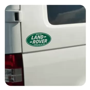 Autocollant Land Rover Improved By Me