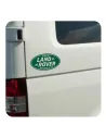 Land Rover Improved By Me Sticker