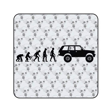 Pegatina Evolucion Range Rover. Vinilo de alta calidad, soporta perfectamente la intemperie, apto incluso para náutica. Pégala d