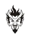 Autocollant diablo