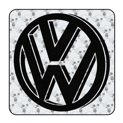 VW Aufkleber mit Logo und Salamander
