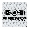Autocollant The World Is Flat