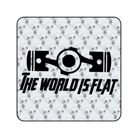 Autocollant The World Is Flat
