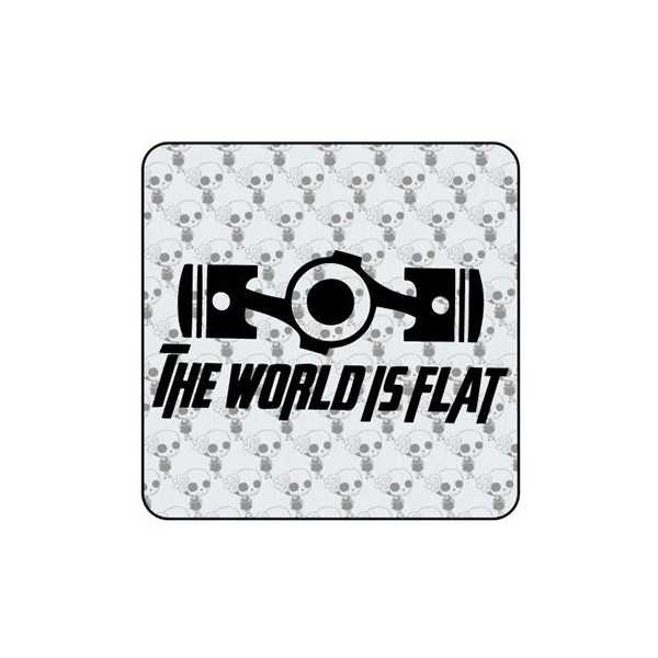 The World Is Flat Sticker