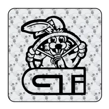 Pegatina Golf GTI Rabbit. Vinilo de alta calidad, soporta perfectamente la intemperie, apto incluso para náutica. Pégala donde q