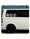 T4 Camper Life Sticker