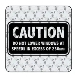 Do Not Lower Windows Sticker 2