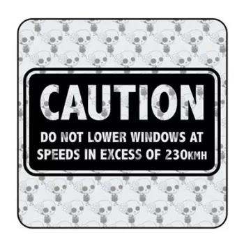 Autocollant Do Not Lower Windows