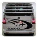 Pegatina Subaru World Rally Team. Vinilo de alta calidad, soporta perfectamente la intemperie, apto incluso para náutica. Pégala