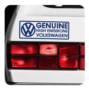 Autocollant Genuine High Emissions Volkswagen