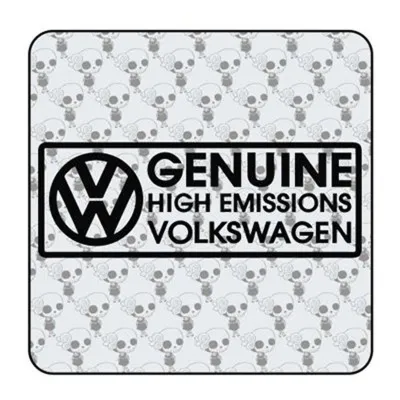 Pegatina Genuine High Emissions Volkswagen. Vinilo de alta calidad, soporta perfectamente la intemperie, apto incluso para náuti 2