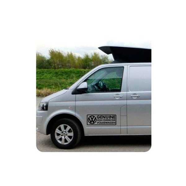 Genuine High Emissions Volkswagen Aufkleber