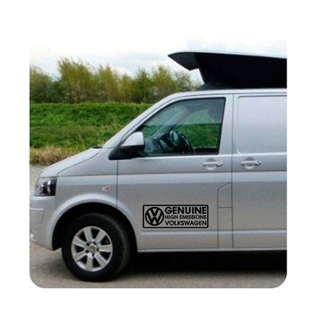 Genuine High Emissions Volkswagen Sticker
